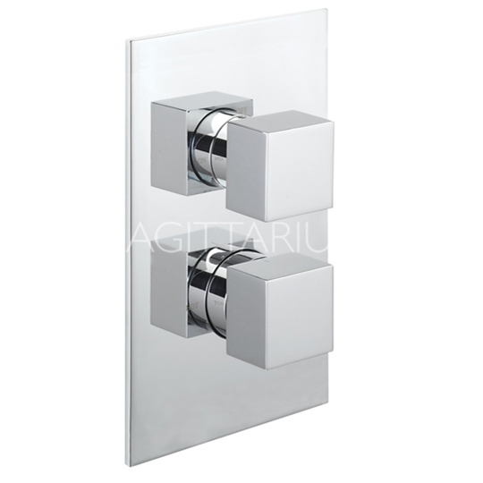Sagittarius Pablo Cascade Concealed Thermostatic Shower Valve With Two Way Diverter PA-177-C