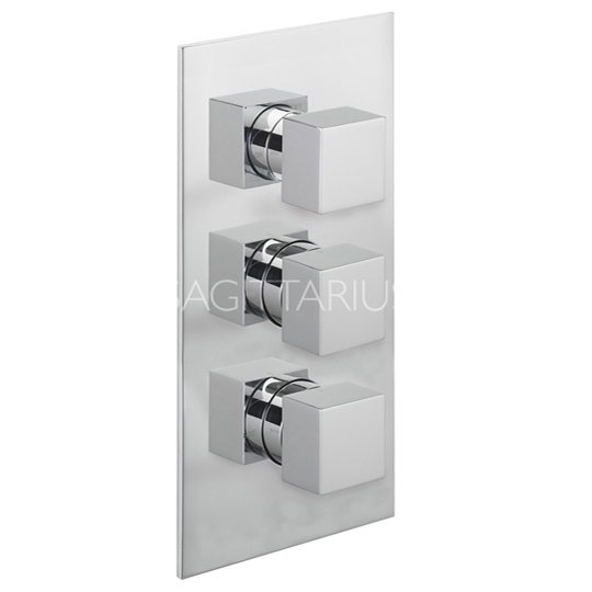 Sagittarius Pablo Cascade Concealed Thermostatic Shower Valve With Three Way Diverter PA-277-C