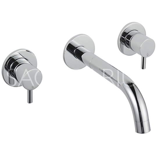 Sagittarius Ergo Wall Mounted 3 Hole Basin Mixer EL-171-C