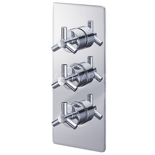 Sagittarius Zone Concealed Thermostatic Shower Valve With 3 Way Diverter ZO-277-C