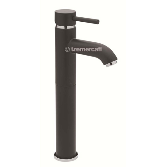 Tre Mercati Milan Black Extended Mono Basin Mixer 63375
