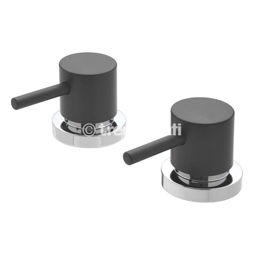 Tre Mercati Milan Black Pair Of Side Valves 63300