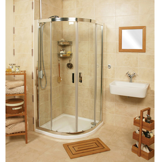 Roman Showers Embrace Two Door Quadrant Shower Enclosure Baker and Soars