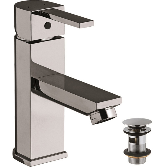 X Jaquar DArc Mono Basin Mixer With Click Clack Waste DRC-CHR-37011BCLW