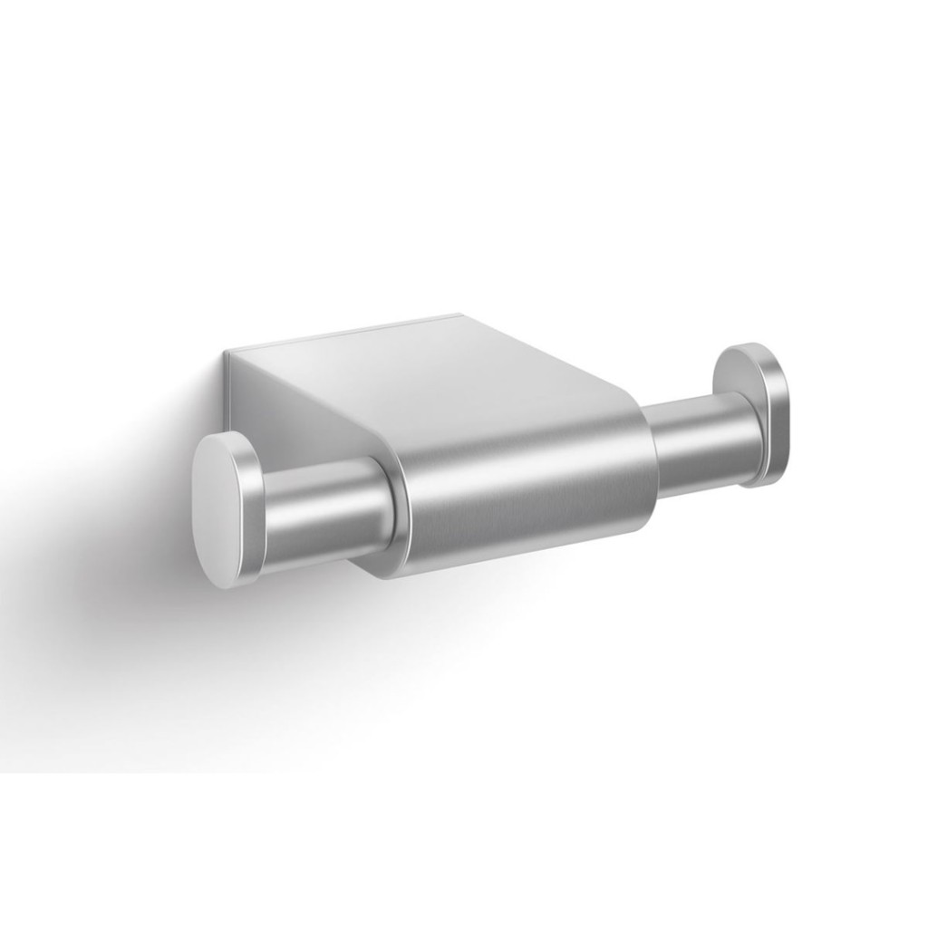 Zack Atore Double Towel Hook Matte Brushed 40240