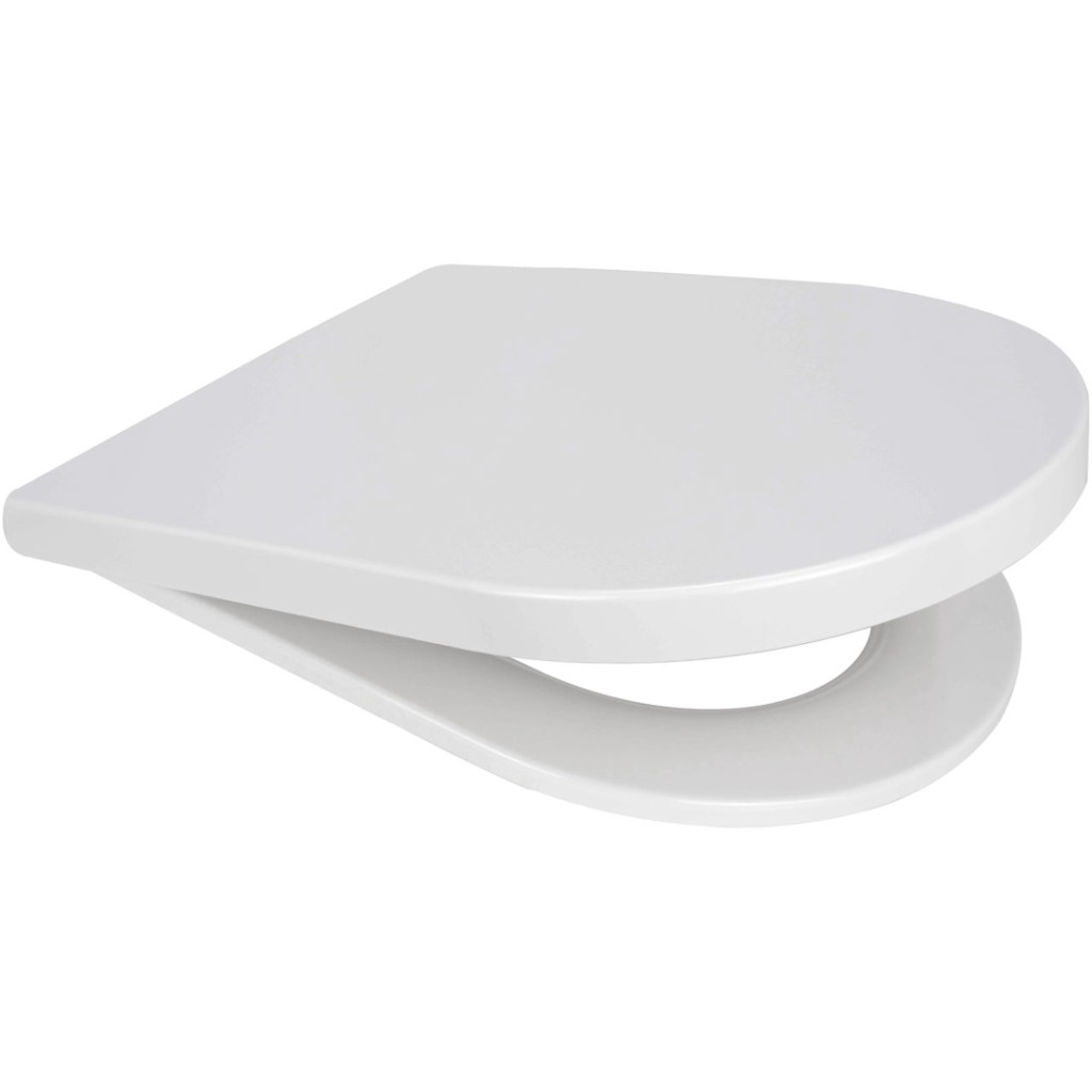 Euroshowers Middle D Shaped Soft Close Toilet Seat 87810