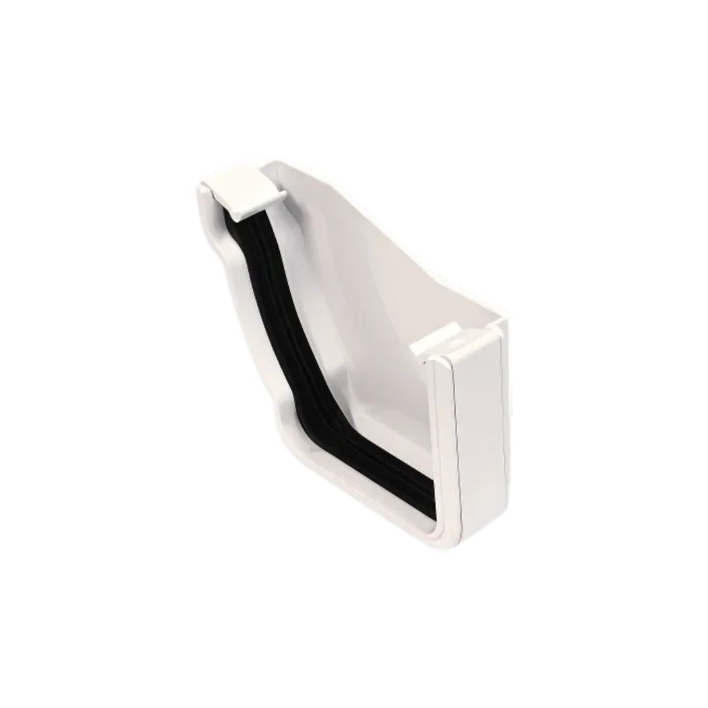 Osma PVC-U StormLine Gutter Left Hand Stopend - External 8T841