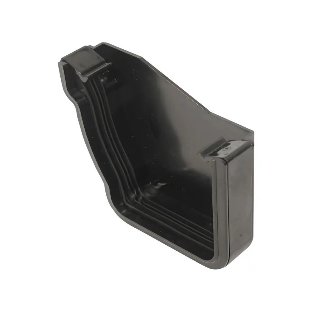 Osma PVC-U StormLine Gutter Left Hand Stopend - External 8T841