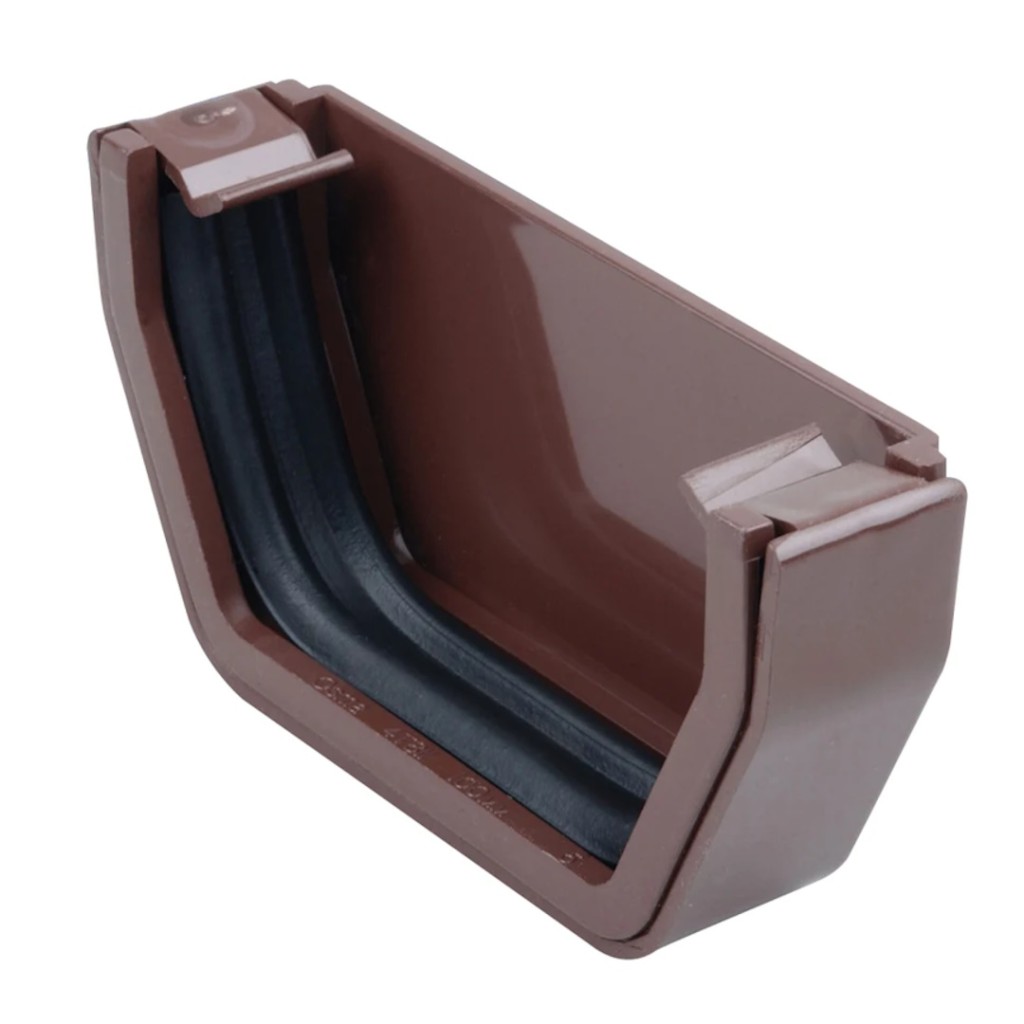 Osma PVC-U SquareLine 100mm External Stopend 4T811