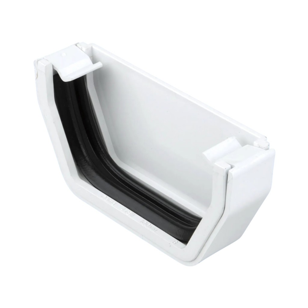 Osma PVC-U SquareLine 100mm External Stopend 4T811