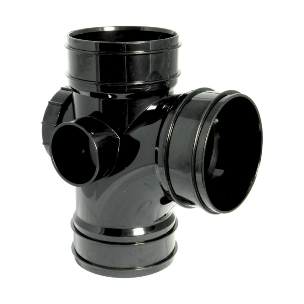 FloPlast 110mm 92.5 Degree Solvent Weld Soil Access Branch SS503