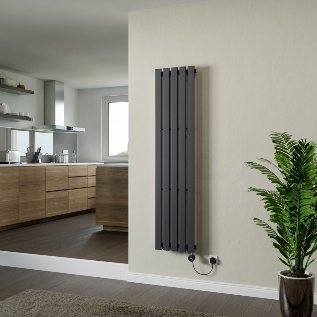 Eucotherm Vega Electric Vertical Double Panel Radiator with Smart Control VEGDE