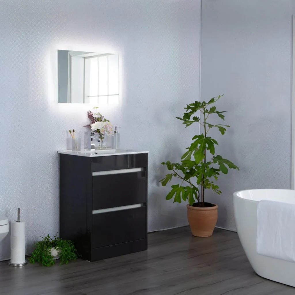 Boniplas Premium Sparkle Wall Panel - Platinum White Matt K5