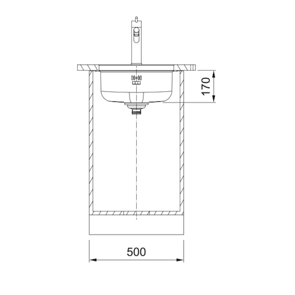 Franke Rotondo ROX 610 110-38 Stainless Steel Inset Sink