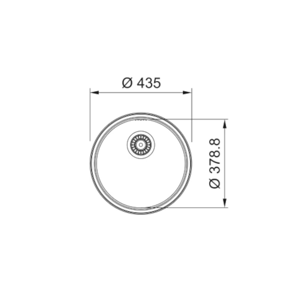 Franke Rotondo ROX 610 110-38 Stainless Steel Inset Sink