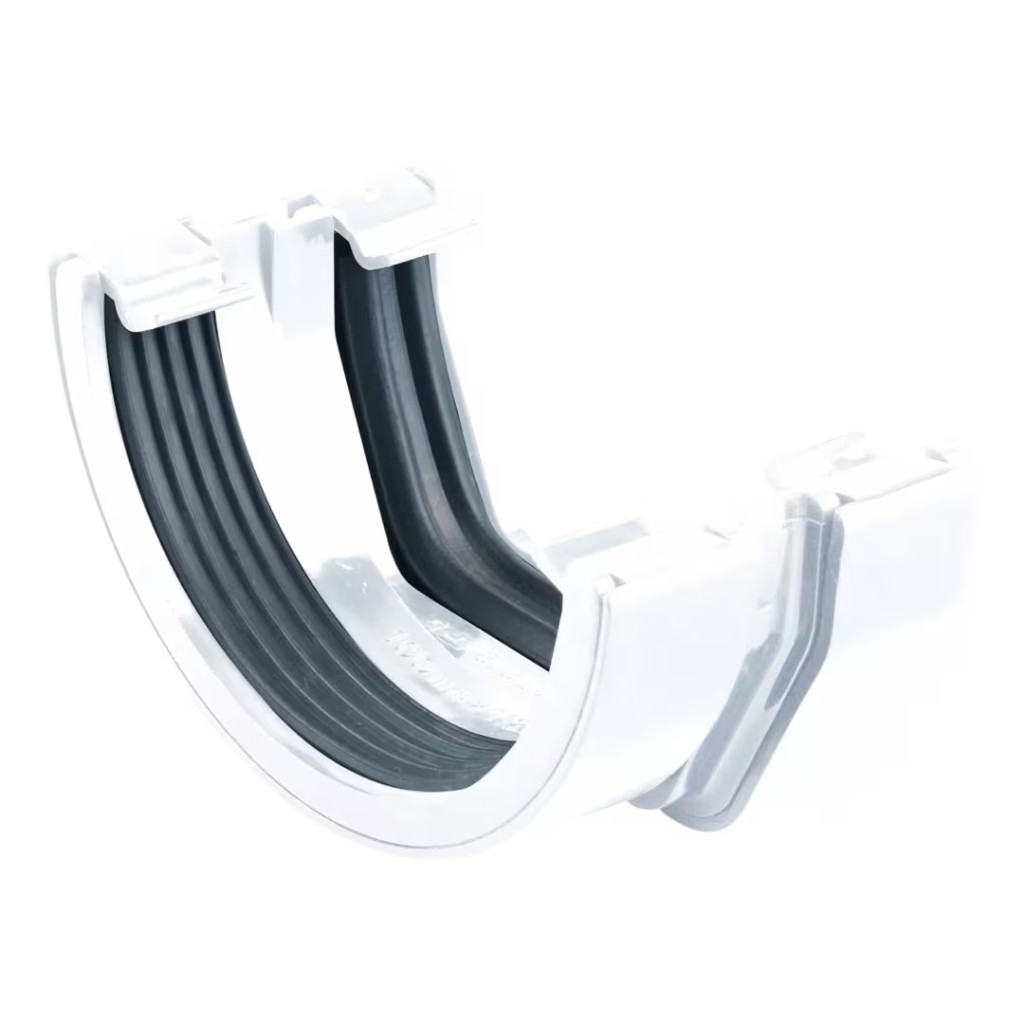 Osma PVC-U SquareLine 100mm Connector to 4.5 inch RoundLine Gutter 4T818