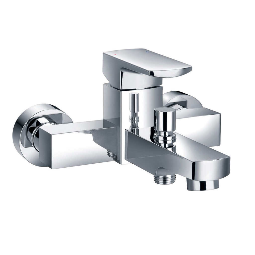 X Flova Dekka Wall Mounted Bath Shower Mixer DEWMBSM