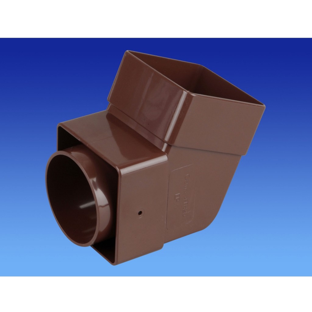 Osma PVC-U SquareLine 61mm Offset Bend - socket 4T825