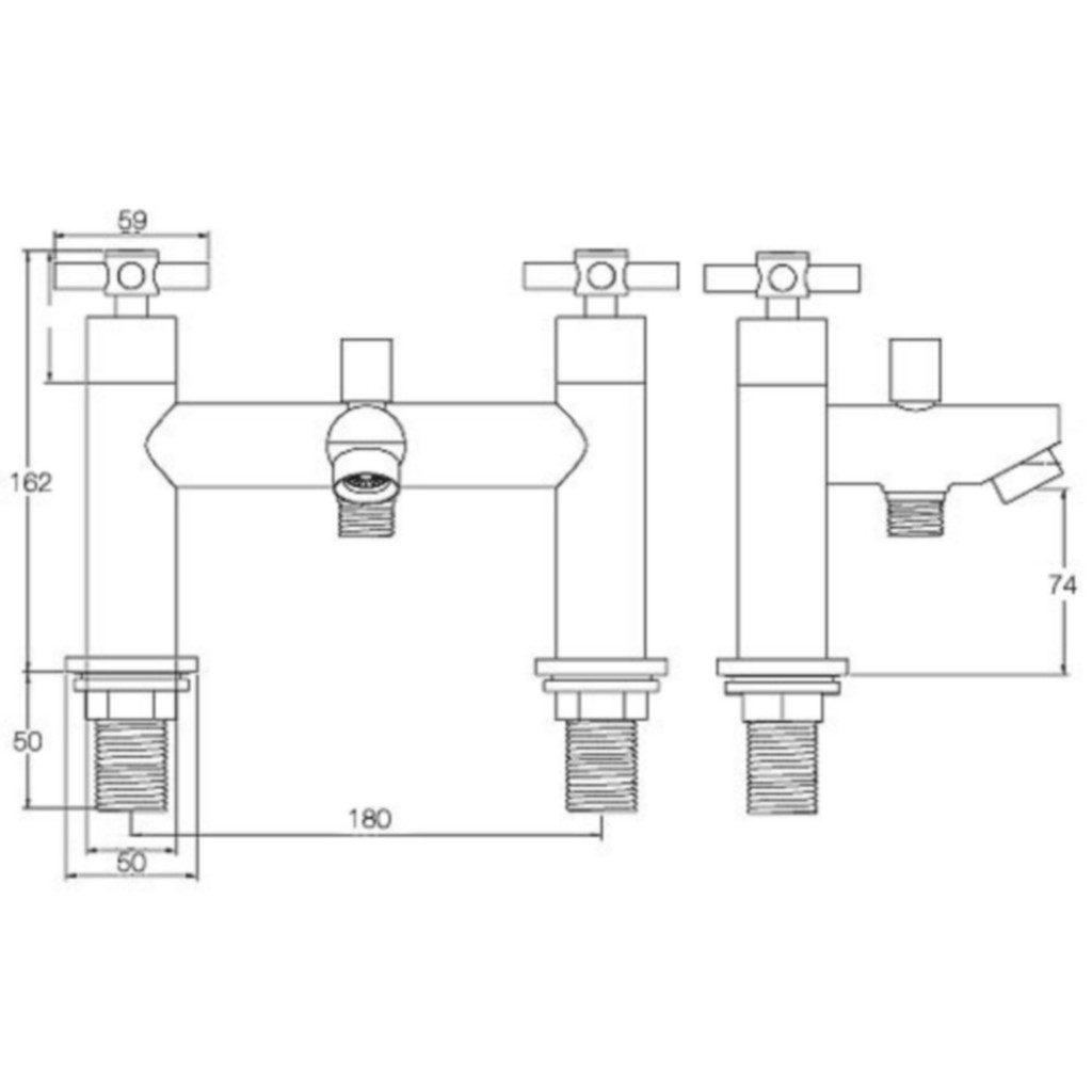 Mayfair Series C Bath Shower Mixer SCX007