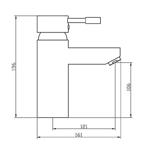 Mayfair Series F 1 Hole Bath Filler SFL048