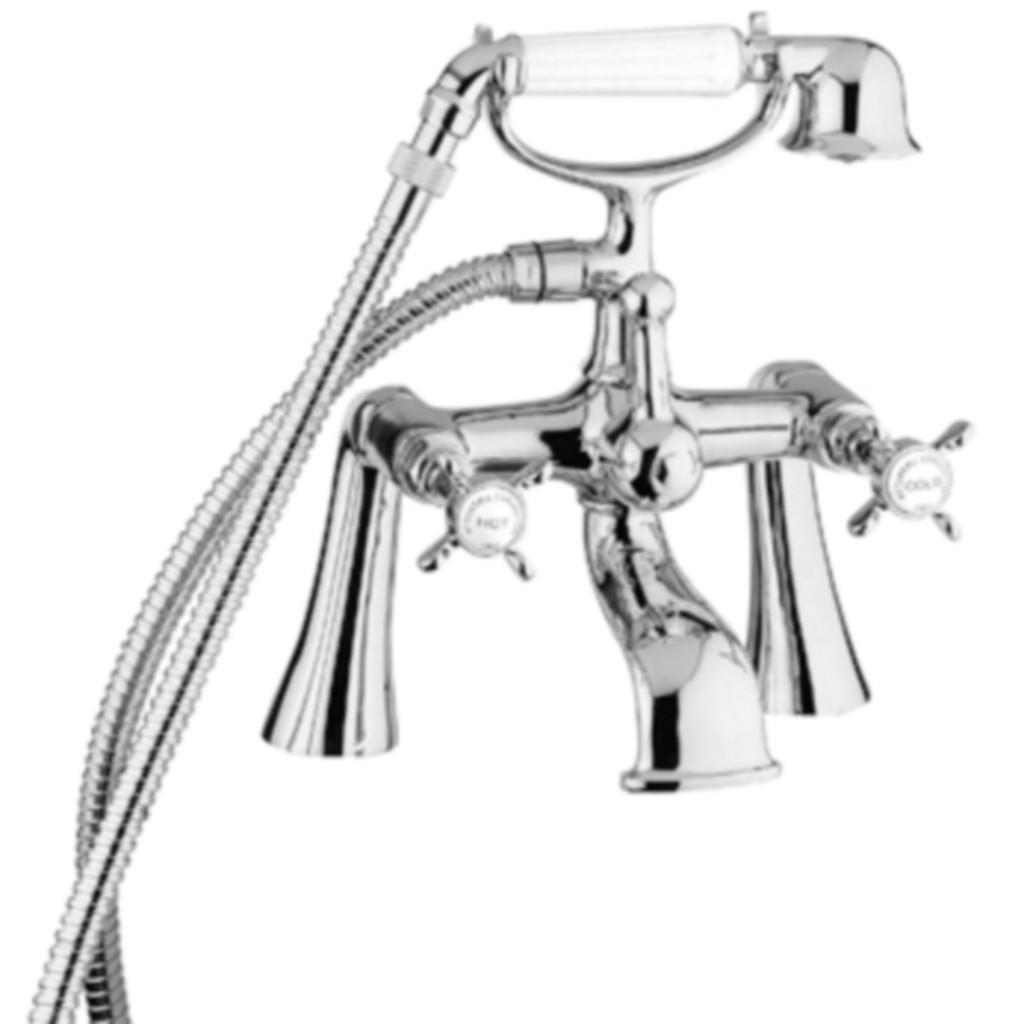 Moonra Bath Shower Mixer and Kit Chrome Baker and Soars