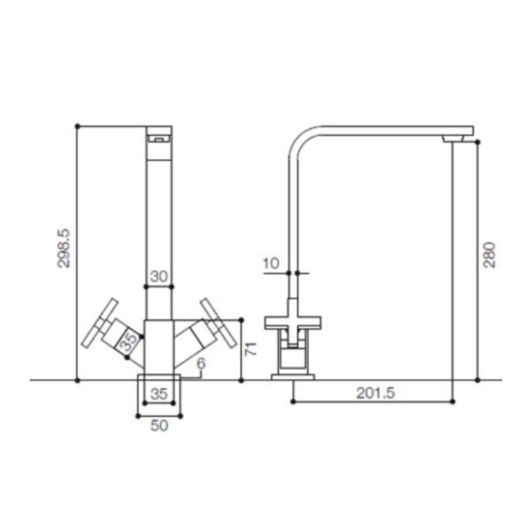 Mayfair Iggy Kitchen Sink Mixer Tap KIT155