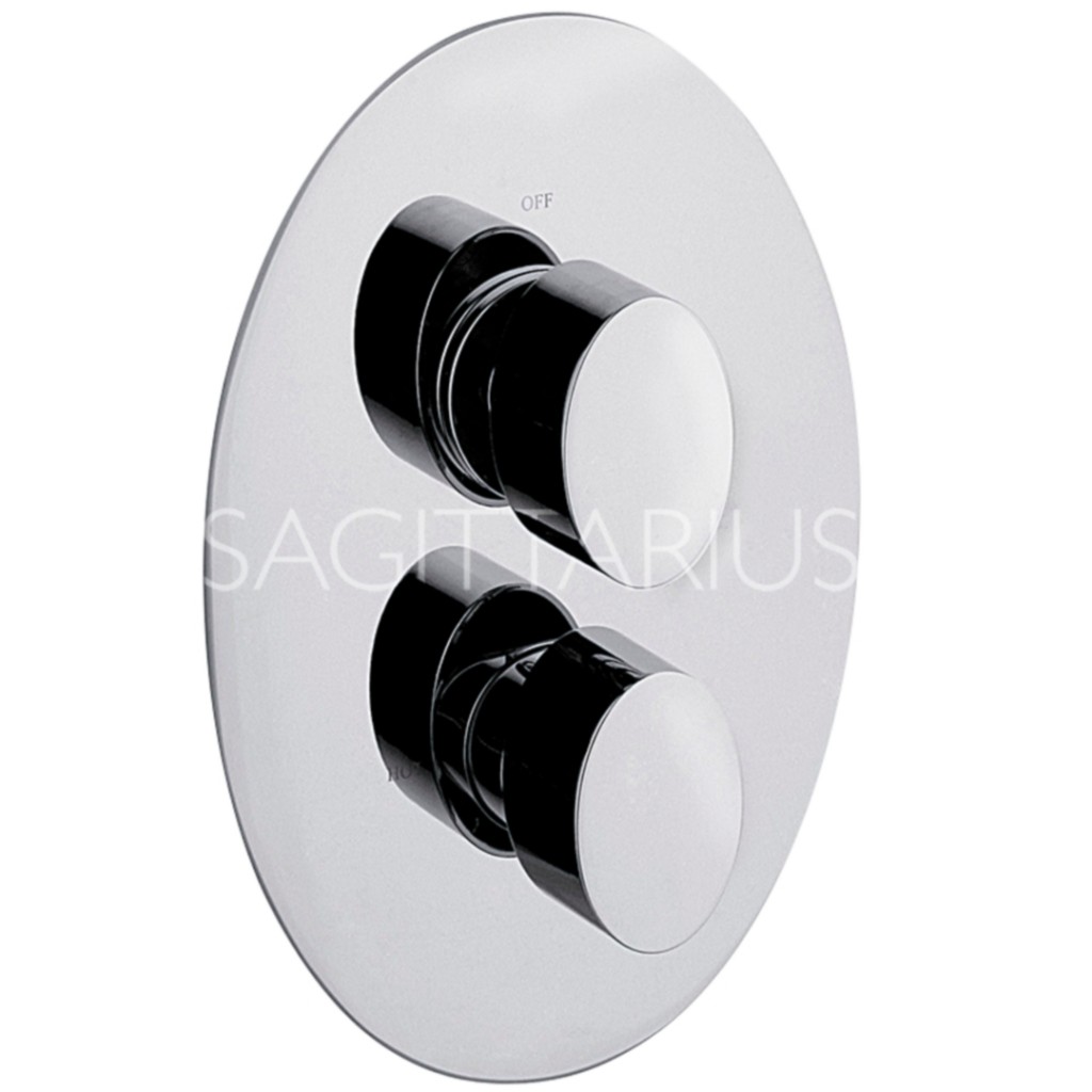 Sagittarius Oveta Concealed Thermostatic Shower Valve with Two Way Diverter OV-577-C