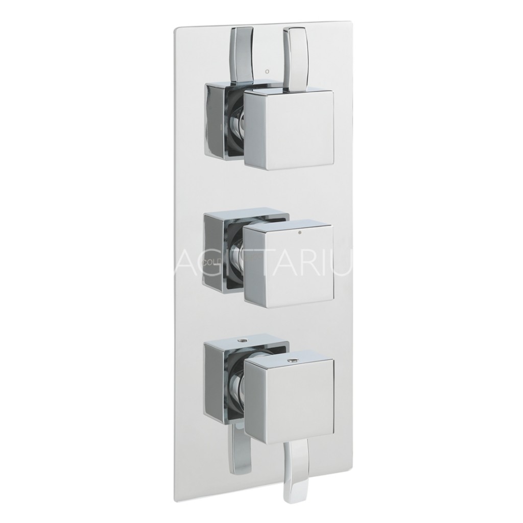 X Sagittarius Arke Concealed Thermostatic Shower Valve With Three Way Diverter AR-277-C
