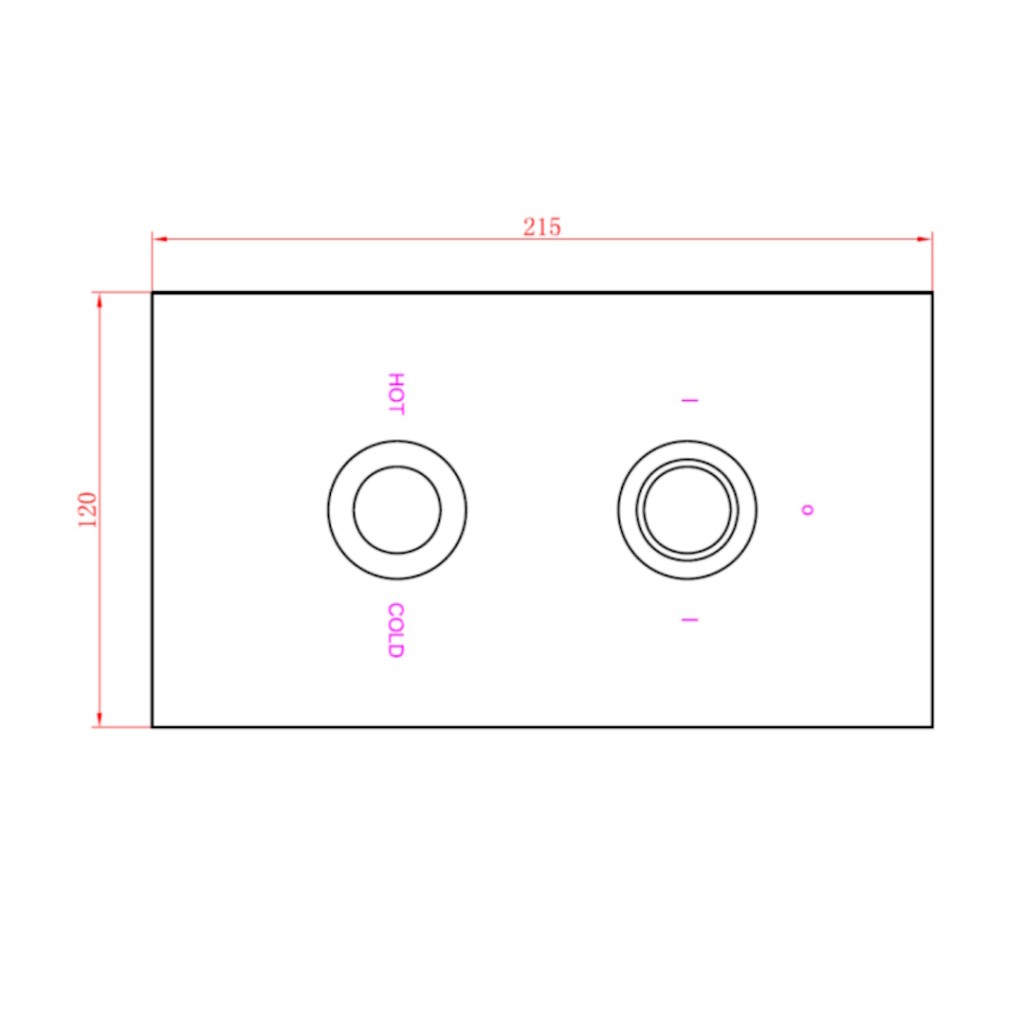 Sagittarius Ergo Lever Concealed Thermostatic 2-Way Shower Valve EL-577-C