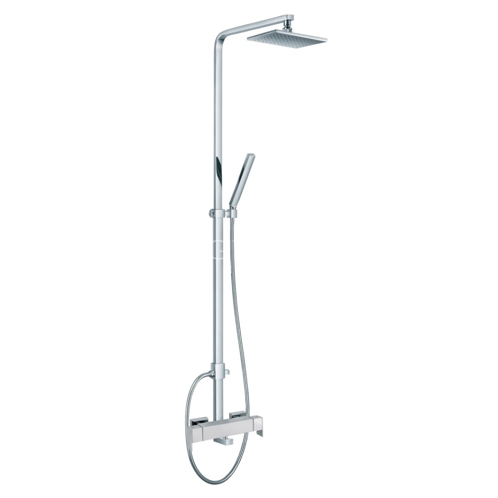 X Sagittarius Nice Exposed Thermostatic Shower Valve With Riser Kit NI-248-C