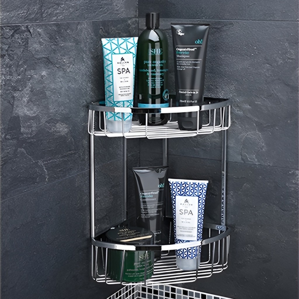 Sagittarius Kensington Two Tier Wire Corner Basket KEA-740