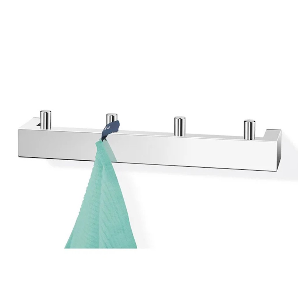Zack Linea Towel Hook Rail Wall Mounted 40035 40389