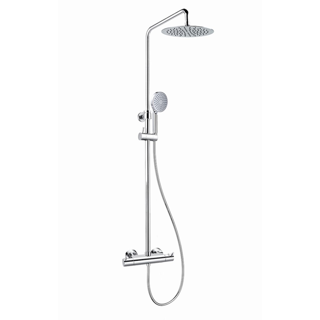 Flova Levo Thermostatic Exposed Shower Set LVTSKIT-19
