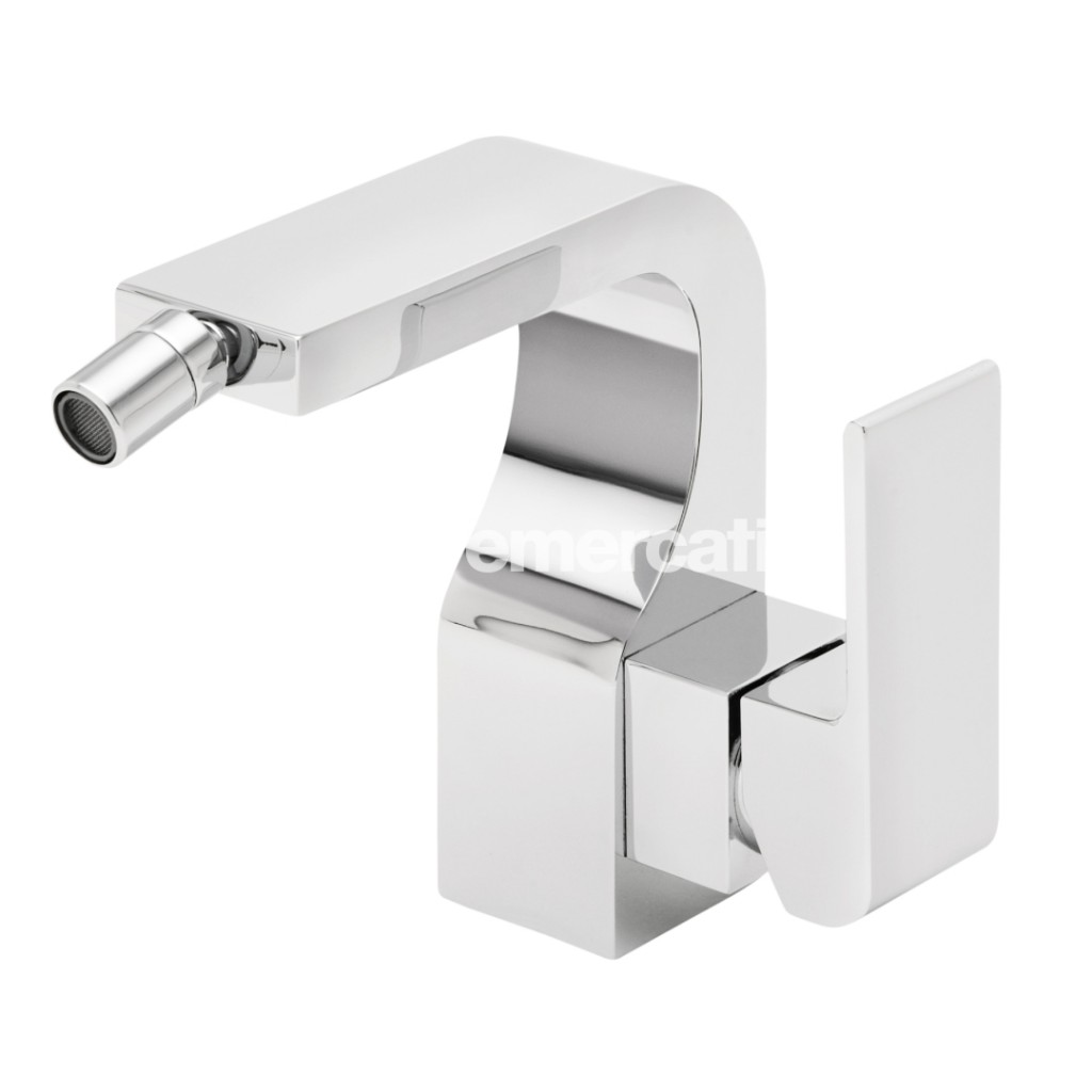Tre Mercati Rubik Mono Bidet Mixer With Pop Up Waste 41080