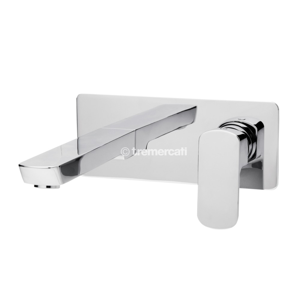 Tre Mercati Vamp 2 Hole Wall Mounted Basin Mixer 43095