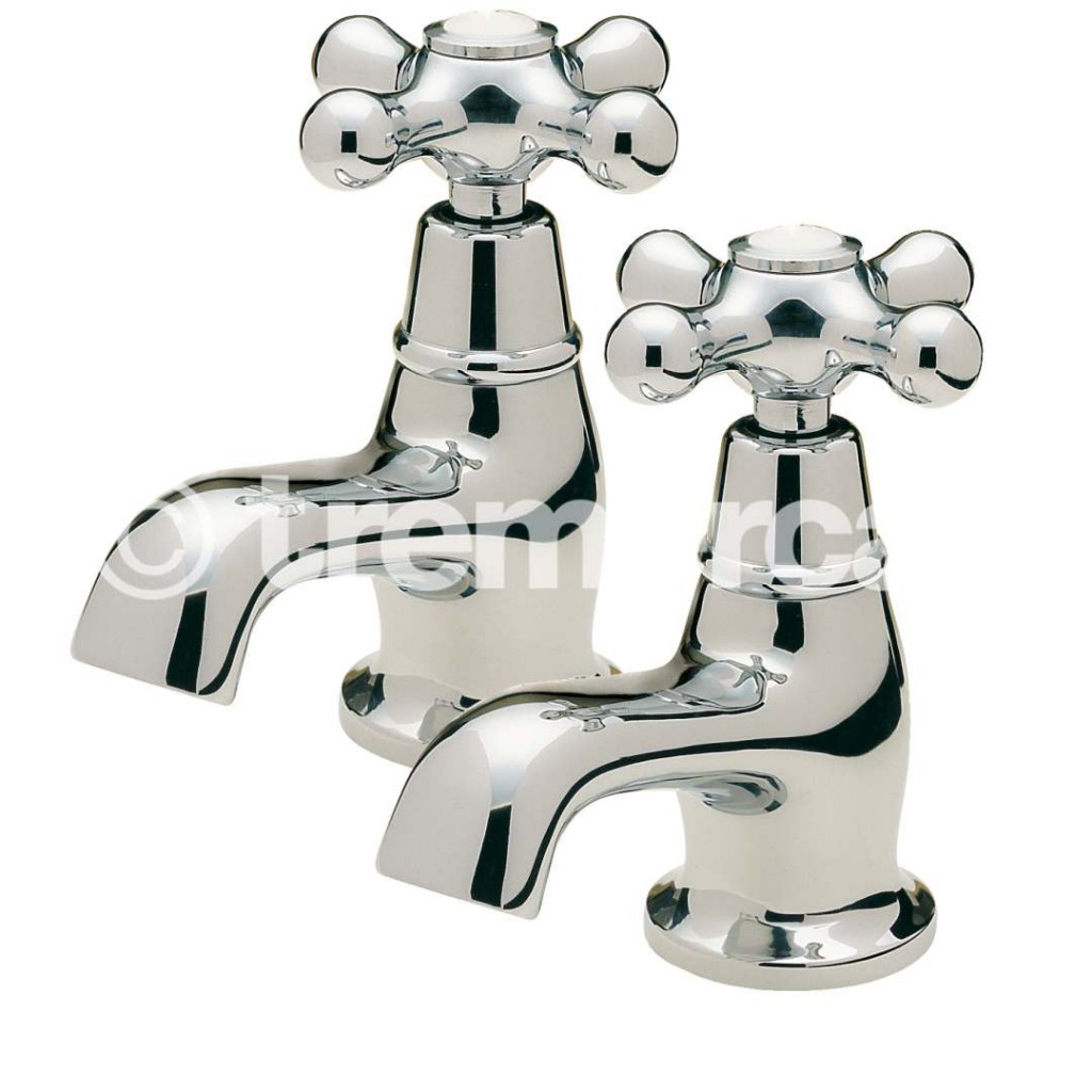 Tre Mercati Victoria Pair Of Bath Tap Chrome VICT2