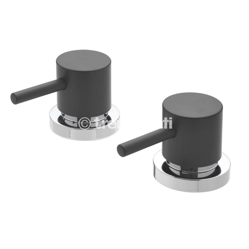 Tre Mercati Milan Black Pair Of Side Valves 63300