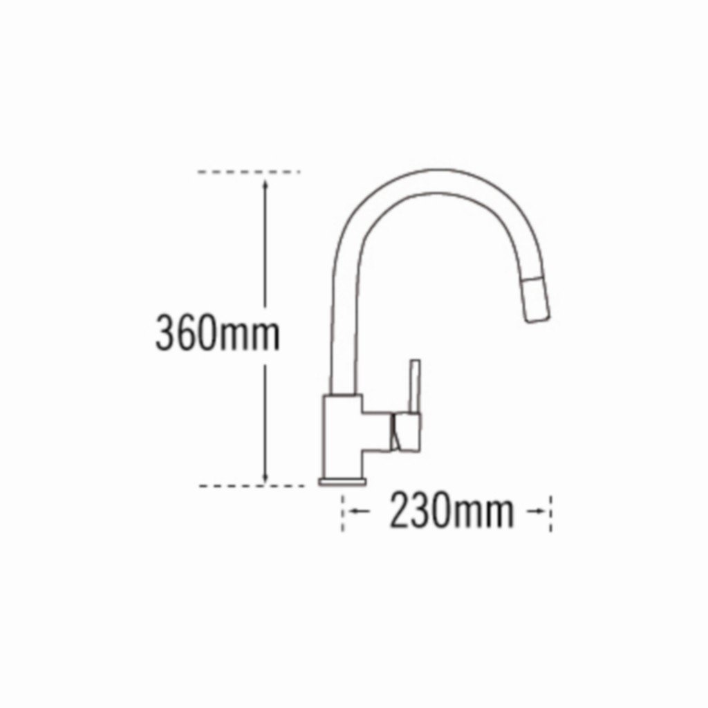 Tre Mercati Solar Pluto-Lite Mono Sink Mixer With Pull Out Spray 93010