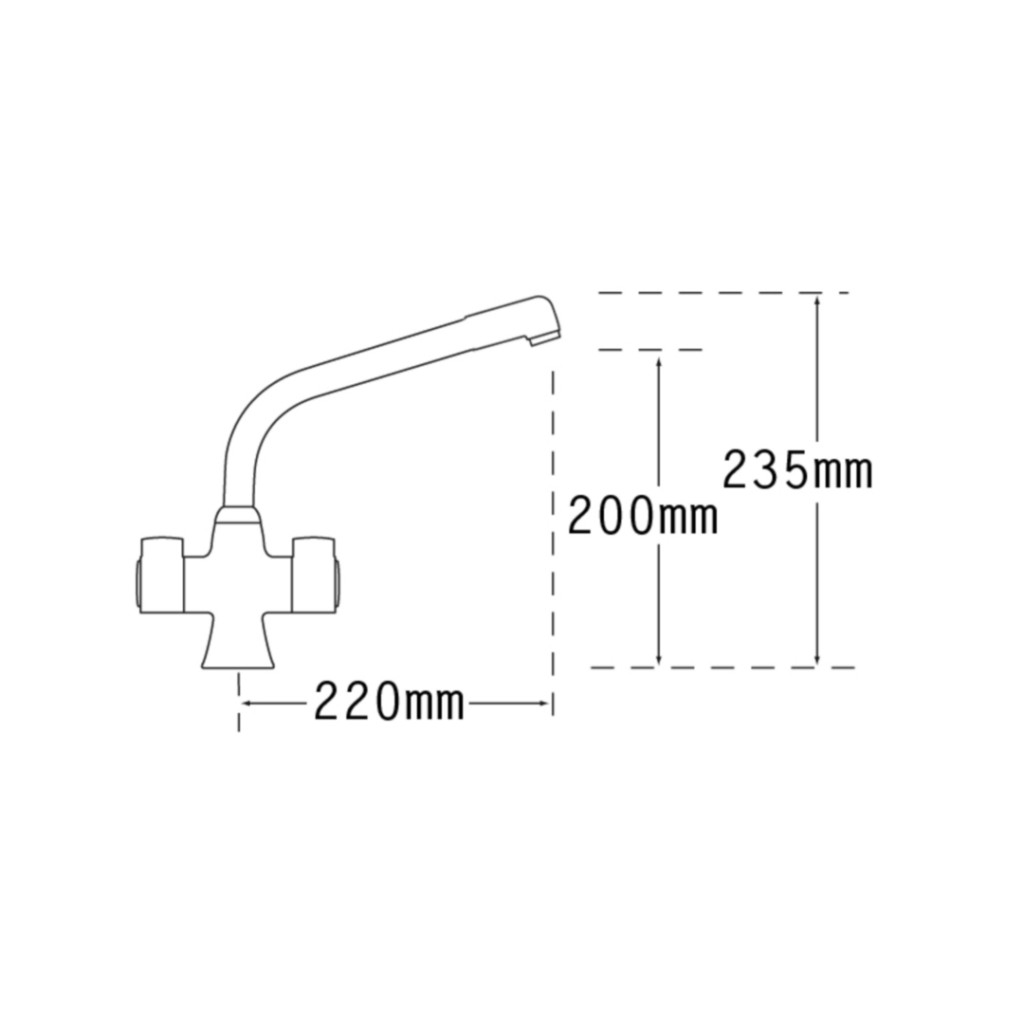 Tre Mercati Genoa Mono Sink Mixer 224