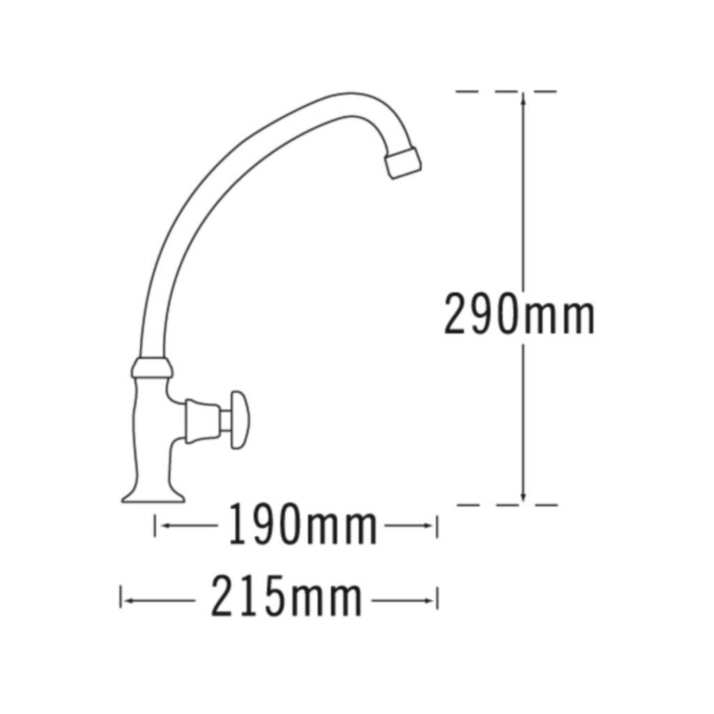 Tre Mercati Capri Crosshead Single Handed Catering Tap 428