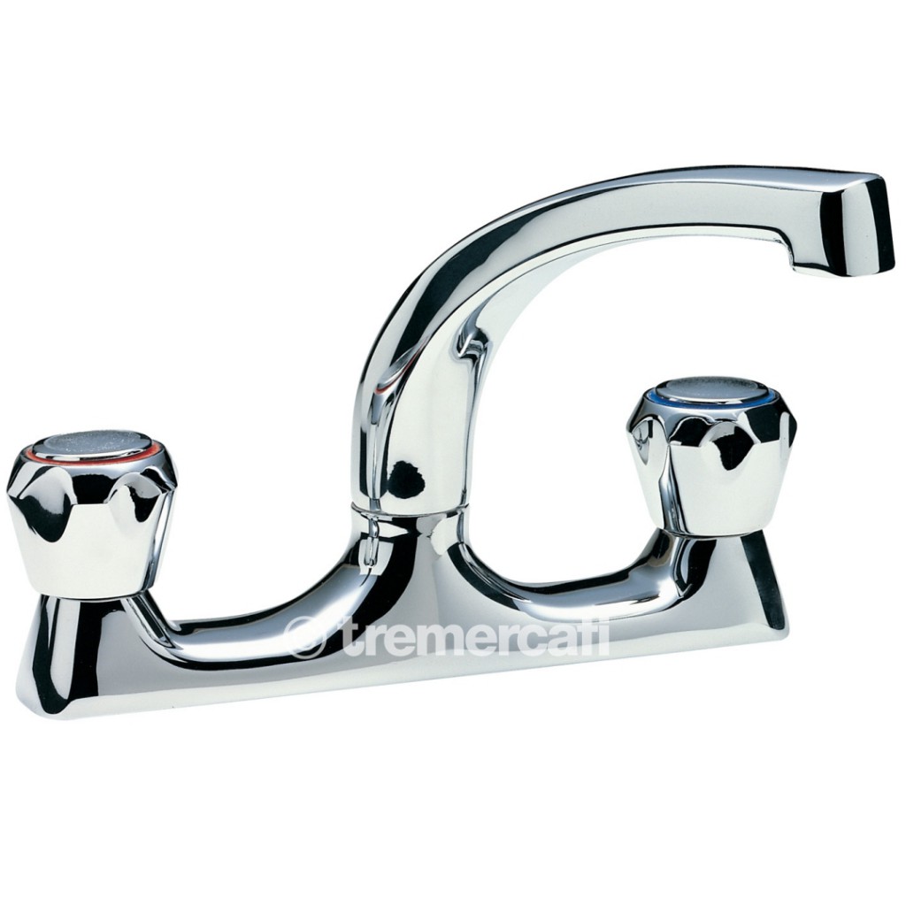 Tre Mercati Capri Dual Flow Deck Sink Mixer