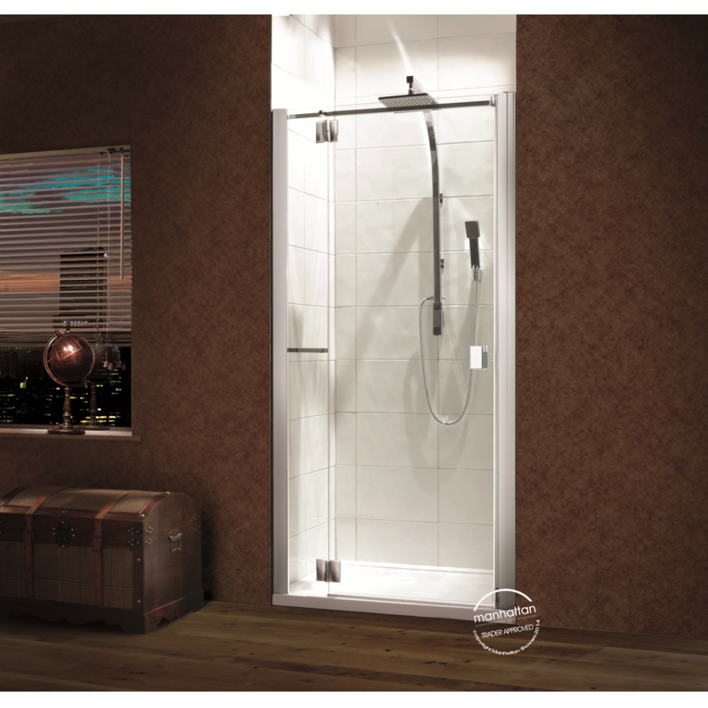 Manhattan 8 Alcove Hinged Door Shower Enclosure Baker and Soars