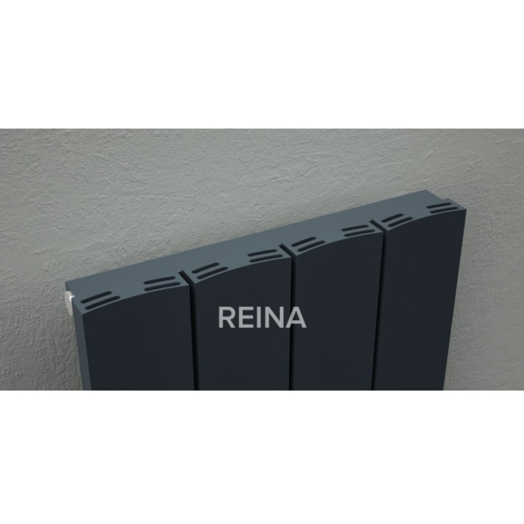 X Reina Luca Horizontal Single Aluminium Radiator