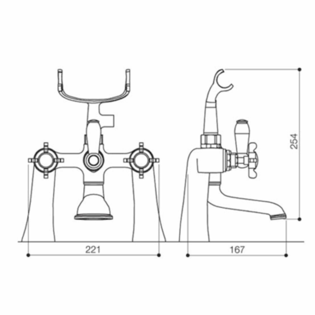 Mayfair Westminster Bath Shower Mixer WE013