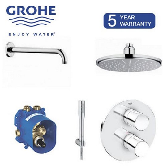 X Grohe G3000 Cosmo Rainshower Bath-Shower Diverter Pack 118323