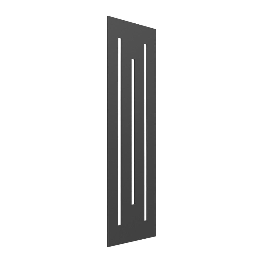 Reina Line Stainless Steel Designer Radiator 490mm x 1800mm Anthracite RND-LE418A