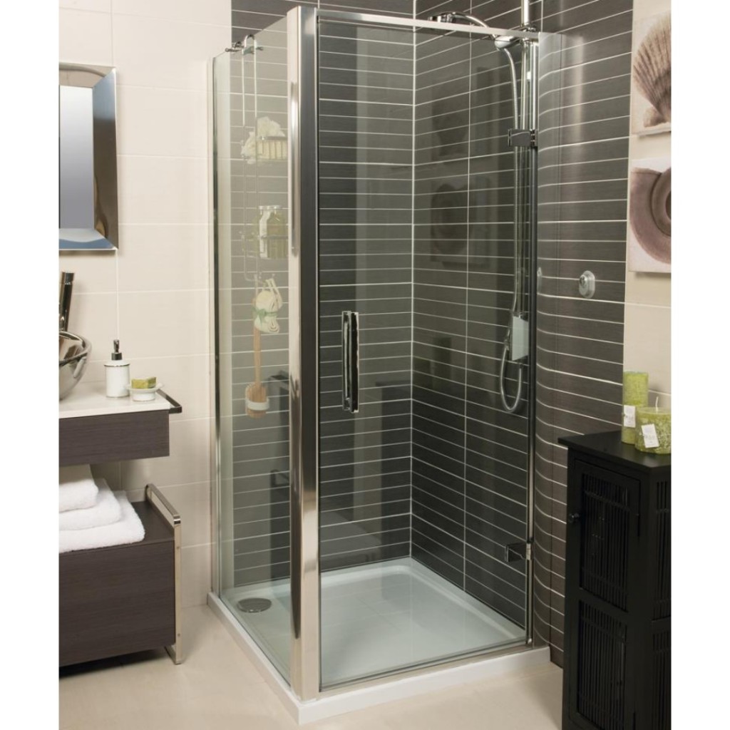 X Roman Showers Embrace Hinged Door Shower Enclosure