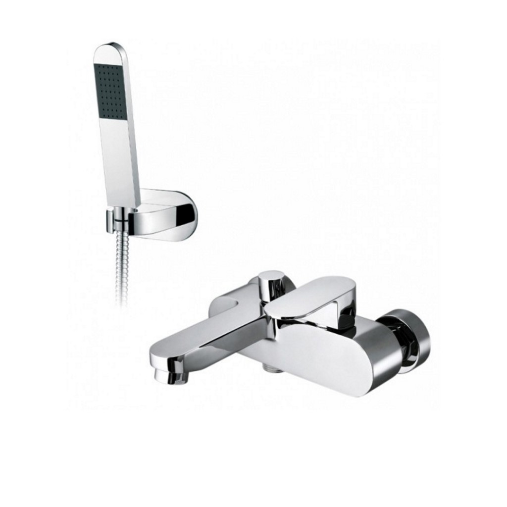 Vado Life Wall Mounted Bath Shower Mixer LIF123T+KCP Baker and Soars