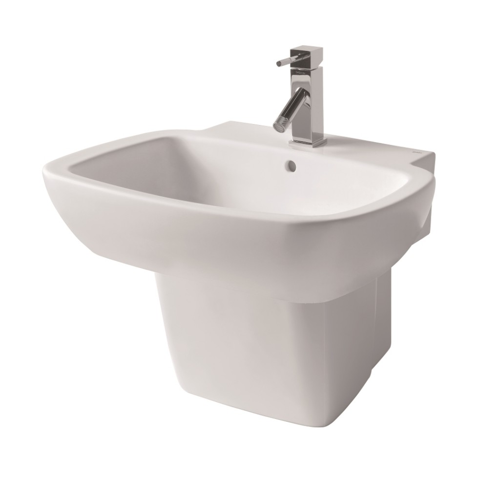 Mere Bathrooms Unico Washbasin and Semi Pedestal