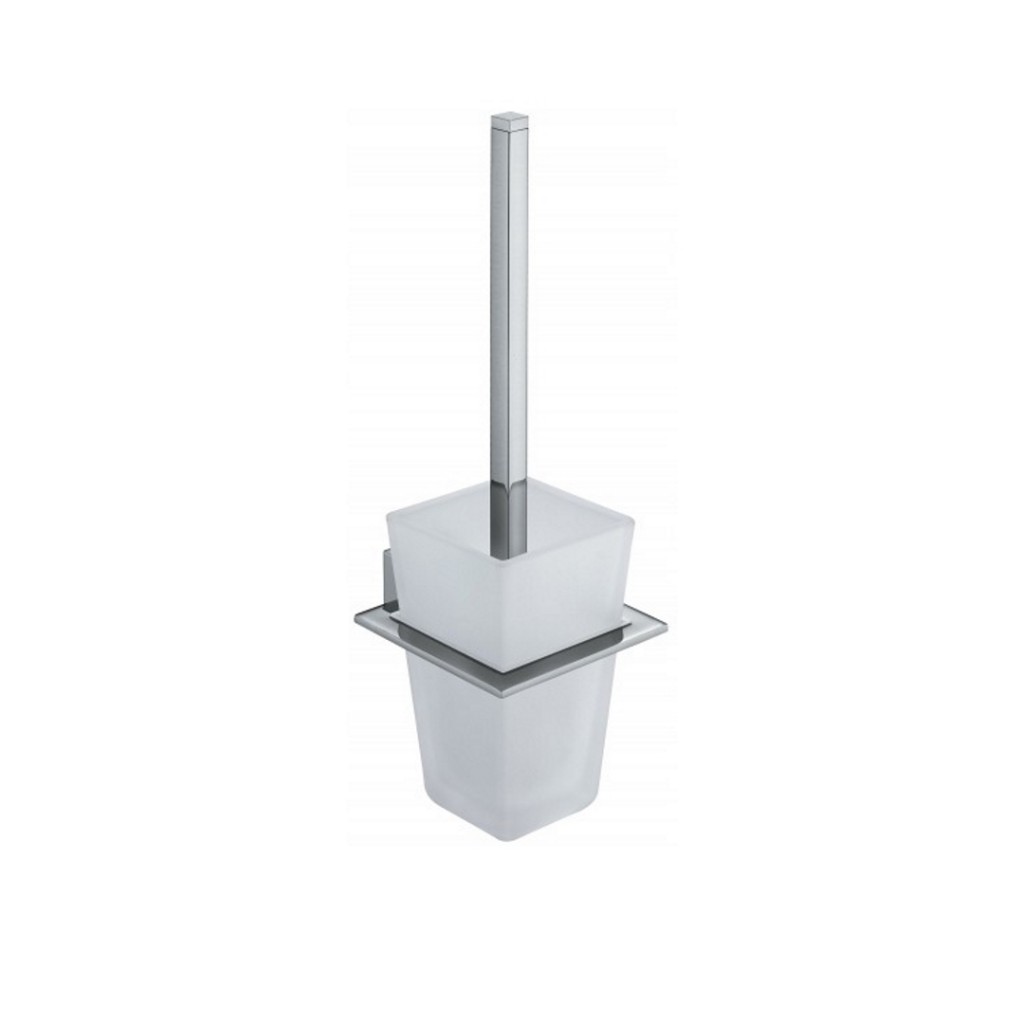 Vado Square Toilet Brush and Holder Wall Mounted SQU-188-CP